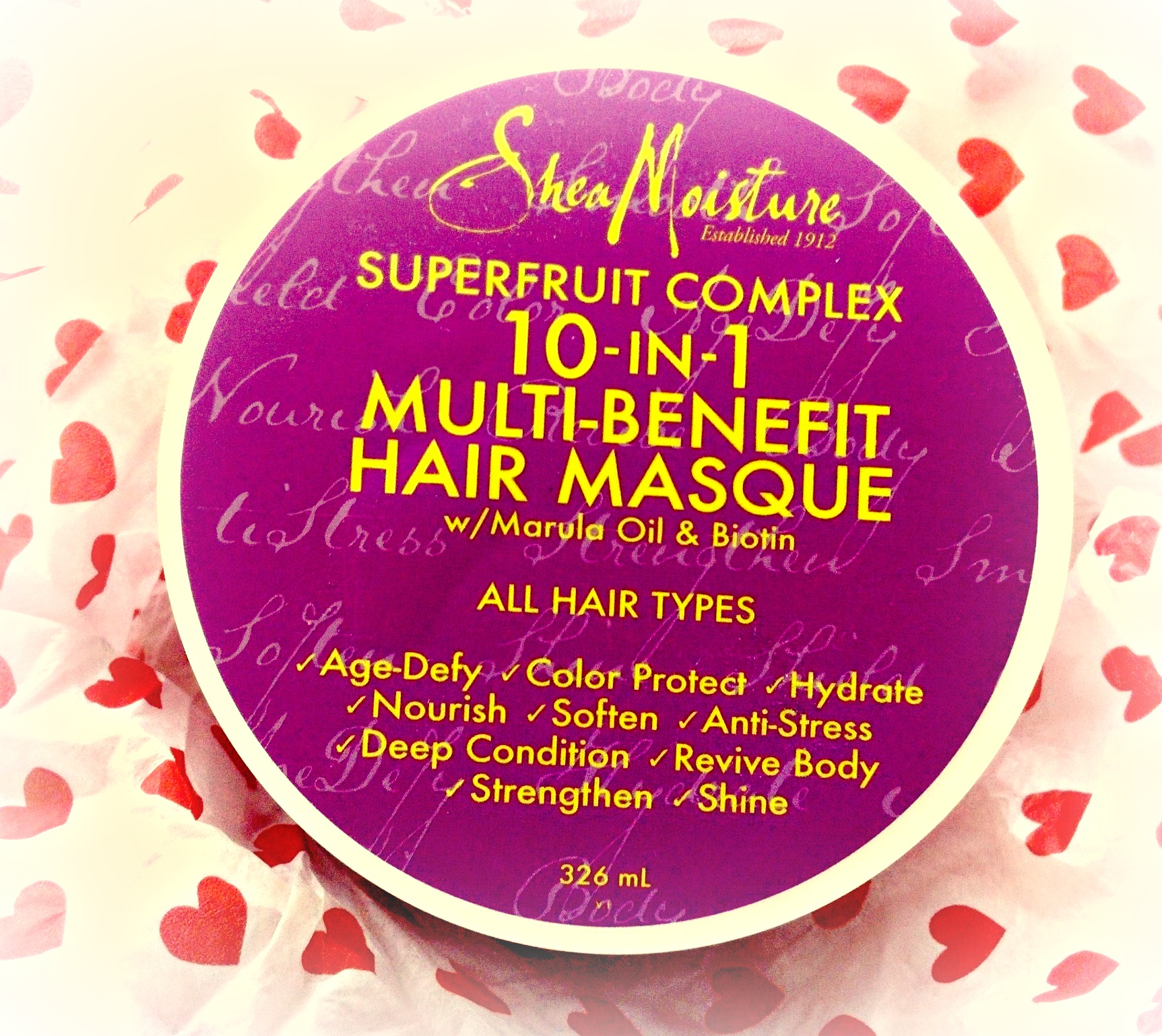 Shea Moisture Superfruit Complex 10-in-1 Multi-Benefit Hair Masque with Marula Oil and Biotin
