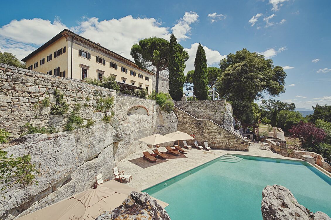 Tuscan luxury hotels with a pool - Borgo Vignano