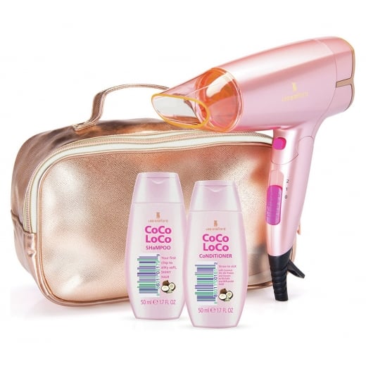 Lee Stafford CoCo LoCo Jet Set haircare range product review by Destination Delicious