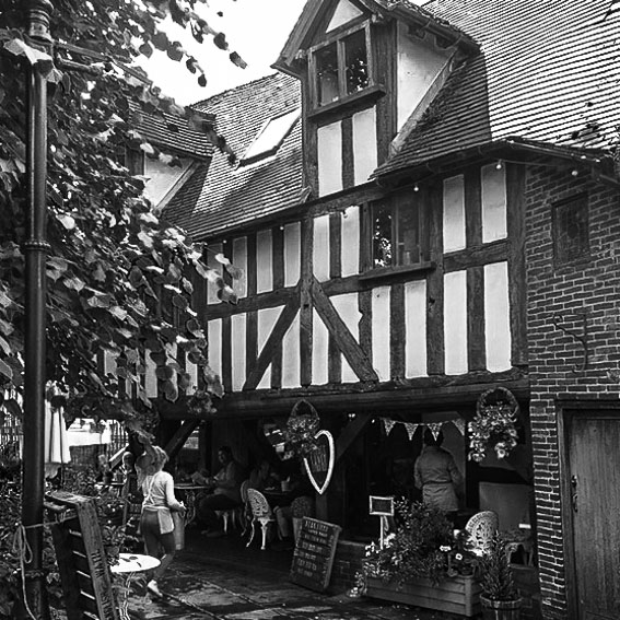 Tudor cafe in Shrewsbury