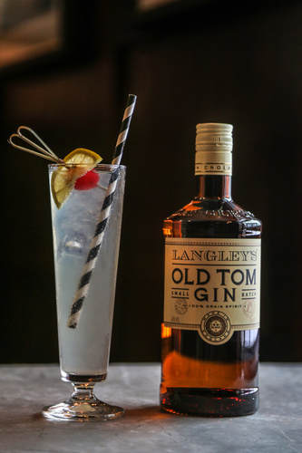 Cocktail recipes: Tom Collins by Langley's Old Tom Gin