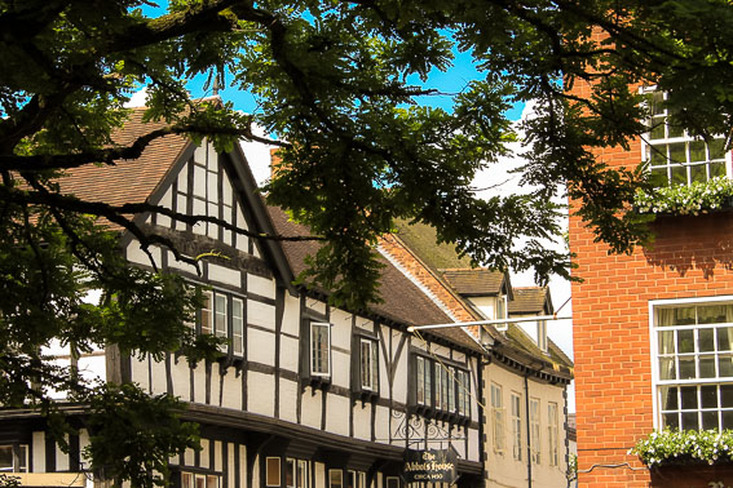 Tudor architecture in Shrewsbury