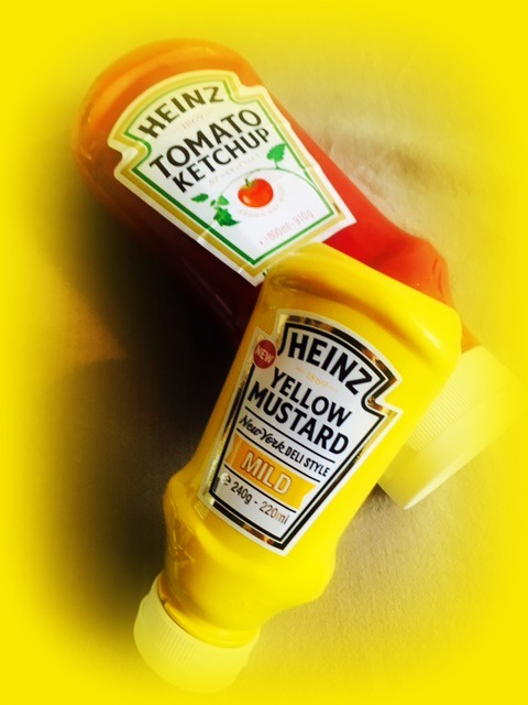 Heinz Tomato Ketchup and Heinz Yellow Mustard