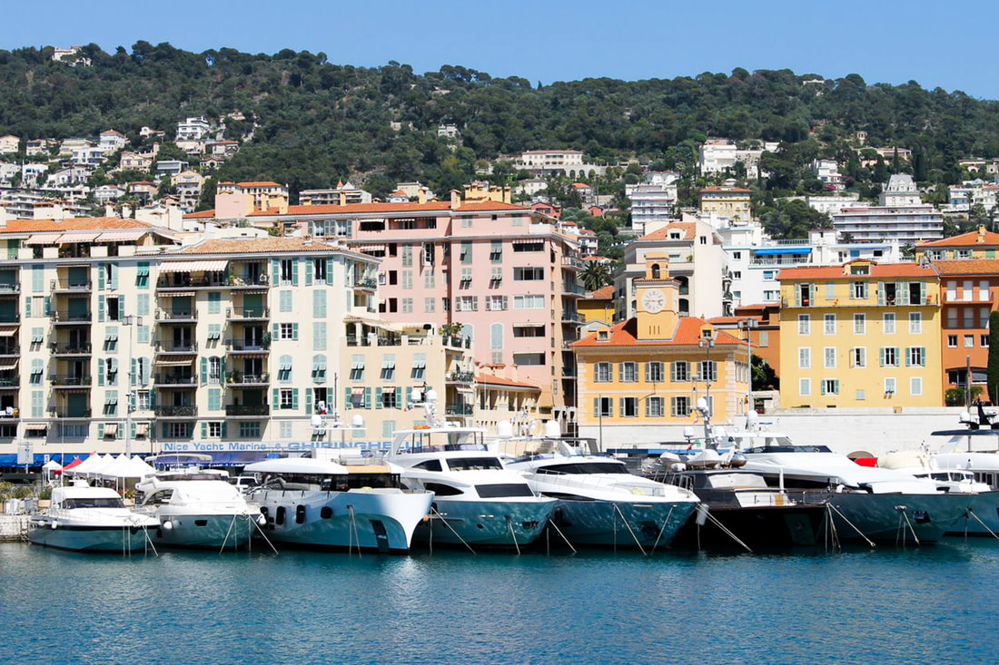 Nice France yachts in marina Destination Delicious