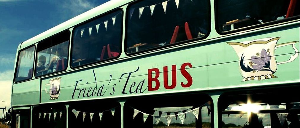 Frieda's Tearoom tea bus Bournemouth review Destination Delicious